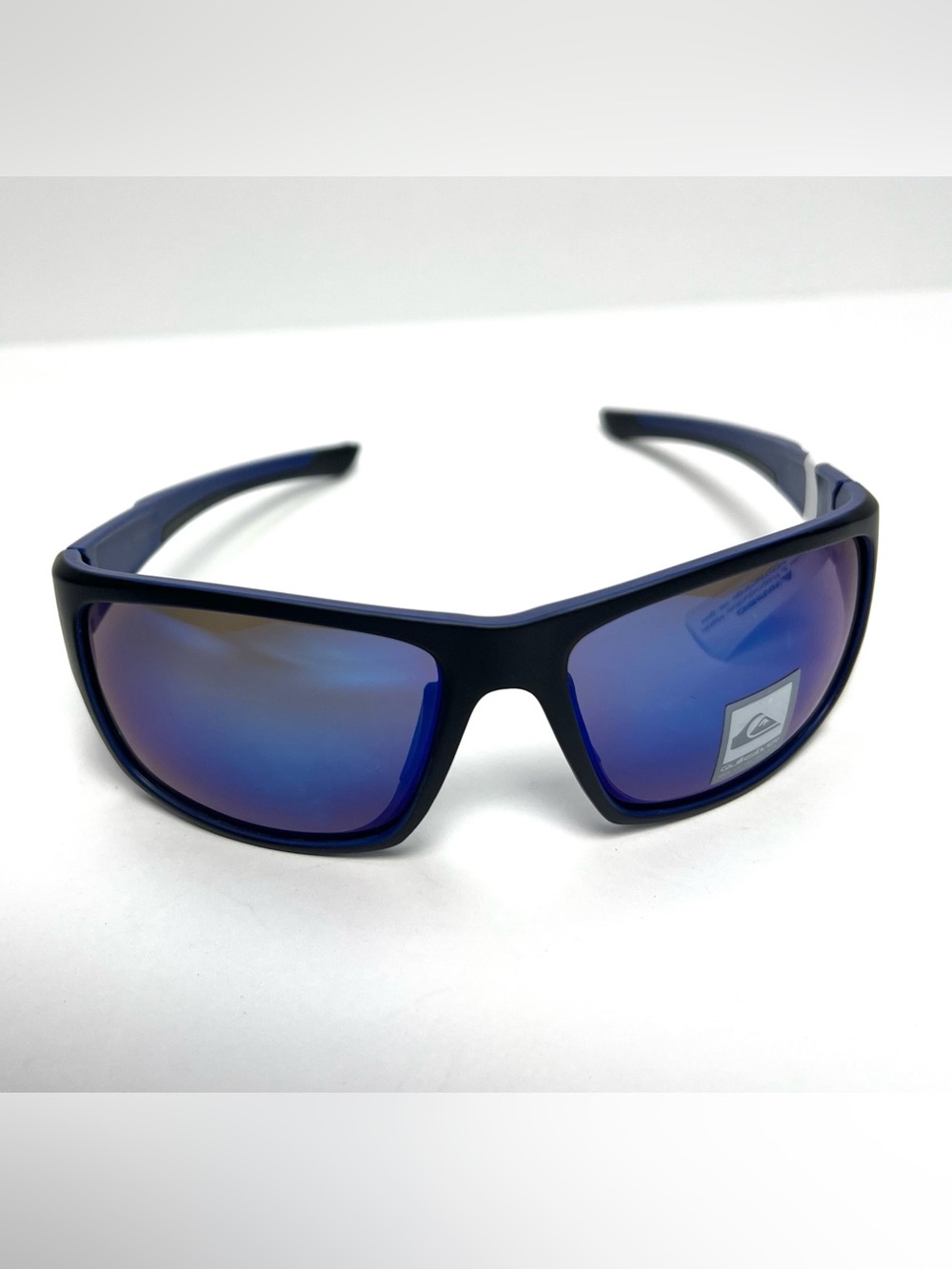 Quicksilver Men's Black Blue Frame Blue Lens Designer Sunglasses New